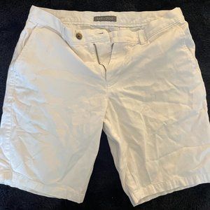 Slate & Stone Mens White 100% Cotton Shorts (32)